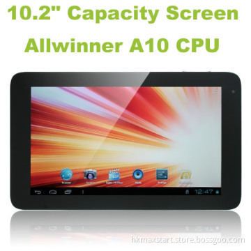 T10 10.2 Inch Tablet PC Capacity Screen Android 4.0 4GB HDMI Camera Allwinner A10 1.2GHz White